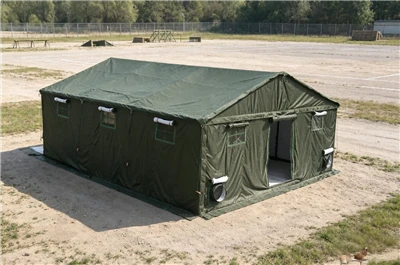 Zimná bavlna Tenda Militar 20 Pessoas Estrutura De Metal